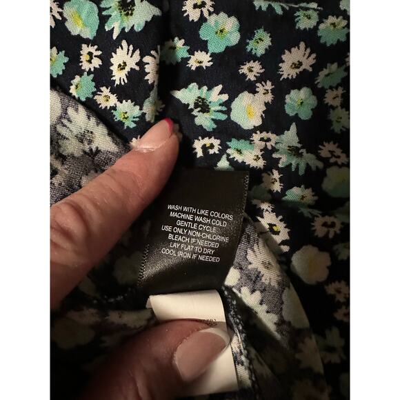 Torrid Size 2 Midi Dress Front Tie Floral Super Soft - Picture 7 of 7